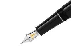 Montblanc Meisterstück Geometry Doué Classique Platinum Vulpen -Schrijfgerei 118078 Montblanc Meisterstuck Doue Geometry Classique Fountain Pen 3