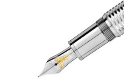 Montblanc Meisterstück Geometry Solitaire Le Grand Platinum Vulpen -Schrijfgerei 118097 Montblanc Meisterstuck LeGrand Geometry Solitaire Fountain Pen 3