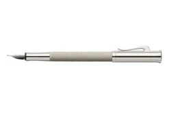 Graf Von Faber-Castell Guilloche Ciselé Light Grey Vulpen