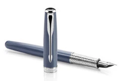 Parker® Parker Sonnet EXC Blauw Custom SHL 18K Vulpen -Schrijfgerei 1930260 parker Sonnet EXC blue custom 18k fountain pen 1