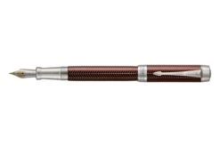 Parker® Parker Duofold Prestige Burgundy Chevron Centennial Vulpen