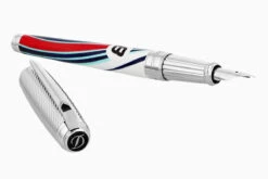 S.T. Dupont X 24H Le Mans Line D Large White Vulpen/Rollerball -Schrijfgerei 410006L Dupont 24 H Le Mans White Line D Large FP 3