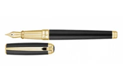 S.T. Dupont Line D Large Black GT Vulpen -Schrijfgerei 410101L S T Dupont D Line Large Fountain Pen Black GT 3