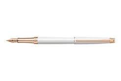 Caran D'Ache Léman Slim White Rosegold Vulpen