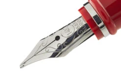 Aurora Ipsilon Deluxe Resin Red Vulpen -Schrijfgerei Aurora deluxe nib red