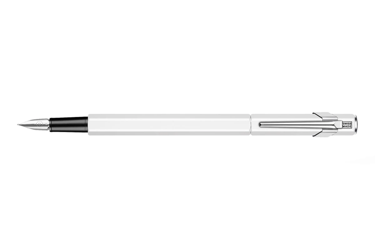 Caran D'Ache 849 White Vulpen 1 Caran D'Ache 849 White Vulpen