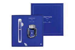 Caran D'Ache Léman Klein Blue Vulpen -Schrijfgerei Caran d Ache Klein Blue Leman Fountain Pen 3