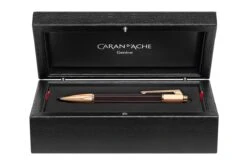 Caran D'Ache Varius Ebony Rose Gold Balpen -Schrijfgerei Caran d Ache Varius Ebony Rosegold Ballpoint Pen 2