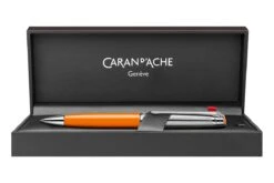 Caran D'Ache Léman Bicolor Saffron Balpen -Schrijfgerei Caran d ache Leman Bicolor Saffron ballpoint pen 3