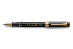 Parker® Parker Duofold 135 Years Anniversary Black GT Vulpen 9 Parker® Parker Duofold 135 Years Anniversary Black GT Vulpen -Schrijfgerei Parker Duofold 135 Years Fountain Pen GT 2