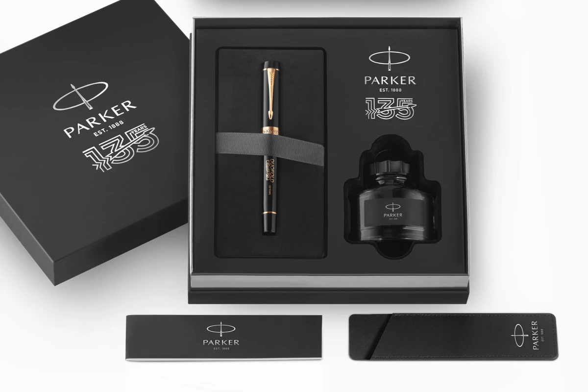 Parker® Parker Duofold 135 Years Anniversary Black GT Vulpen 6 Parker® Parker Duofold 135 Years Anniversary Black GT Vulpen - Afbeelding 6