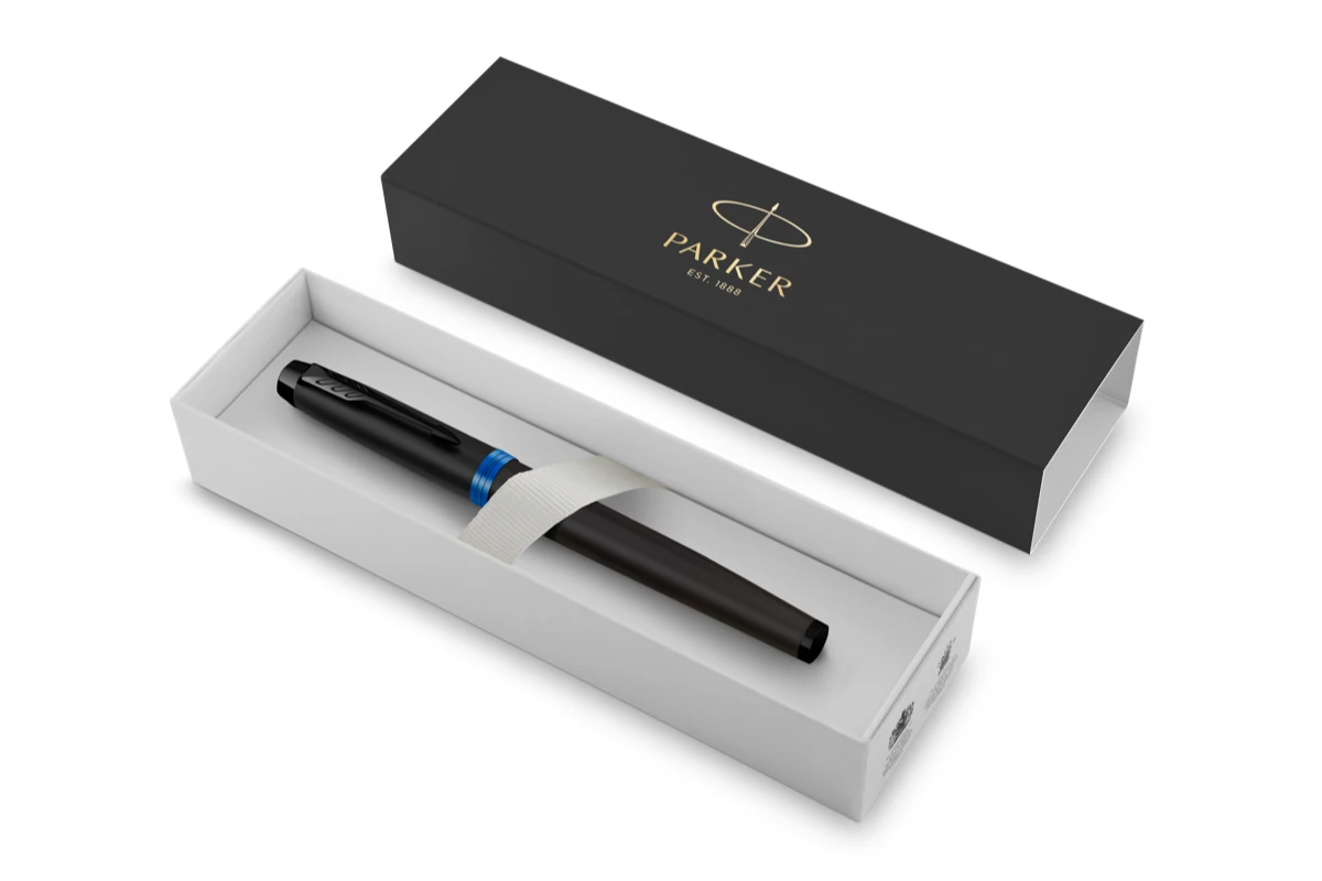 Parker® Parker IM Vibrant Rings Blue Vulpen 4 Parker® Parker IM Vibrant Rings Blue Vulpen - Afbeelding 4