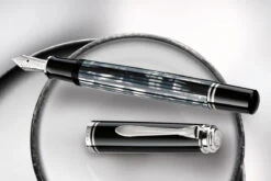 Pelikan Souverän M605 Tortoiseshell Black Vulpen -Schrijfgerei Pelikan M605 Tortoise Black Fountain Pen 4