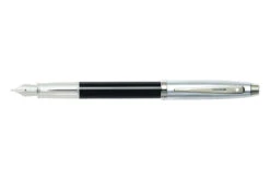 Sheaffer 100 Brushed Chrome Black Vulpen