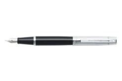 Sheaffer 300 Glossy Black Shiny Chrome Vulpen