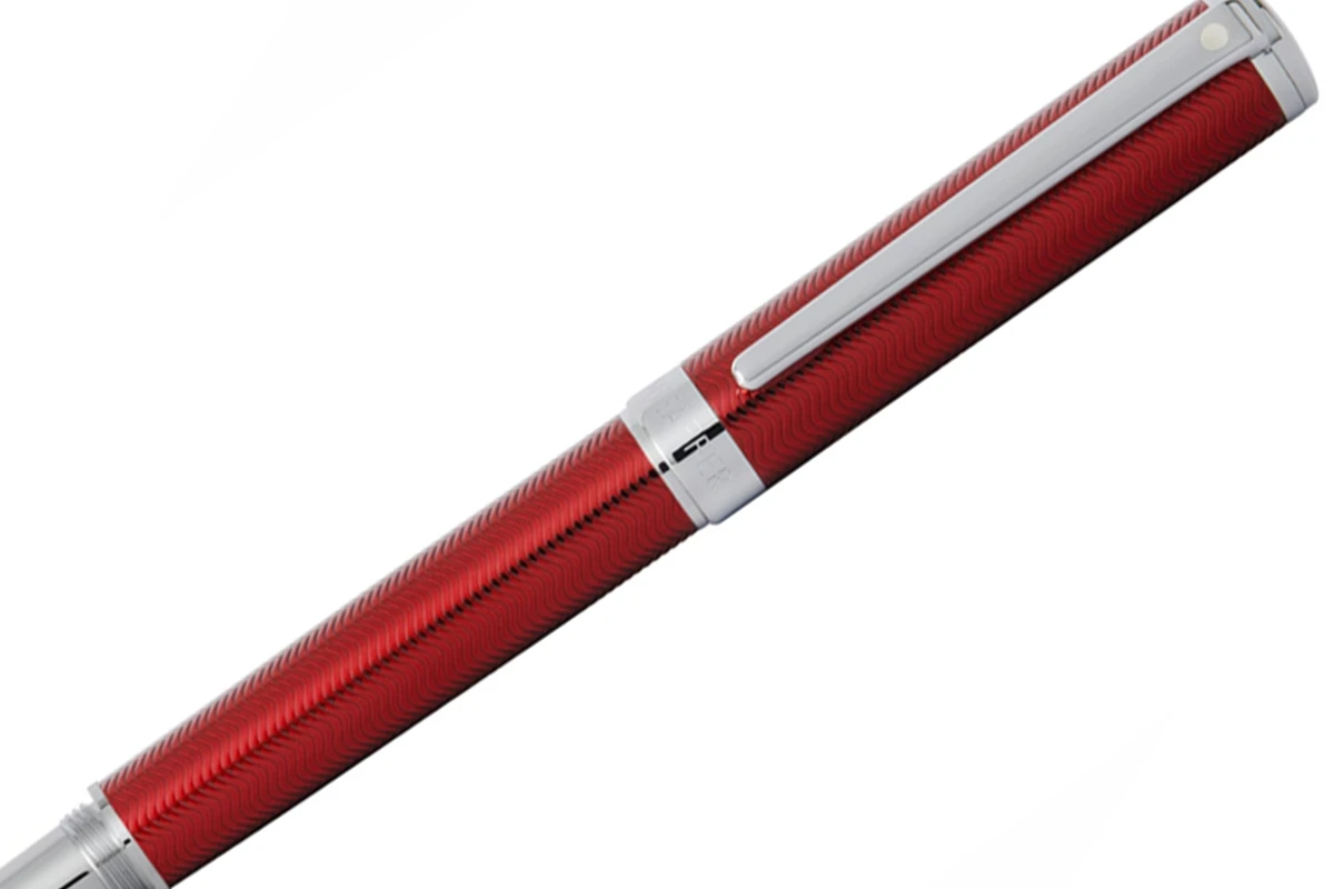 Sheaffer Intensity Red Lacquer Engraved Vulpen 2 Sheaffer Intensity Red Lacquer Engraved Vulpen - Afbeelding 2