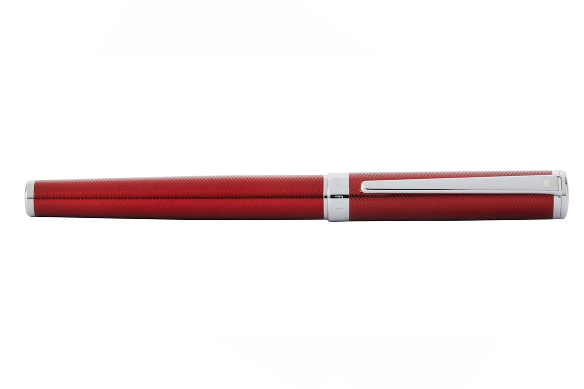 Sheaffer Intensity Red Lacquer Engraved Vulpen 3 Sheaffer Intensity Red Lacquer Engraved Vulpen - Afbeelding 3