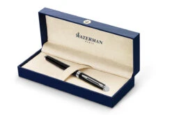 Waterman Hemisphere Black Lacquer CT Vulpen -Schrijfgerei Waterman hemisphere black ct vulpen doos