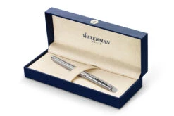 Waterman Hemisphere Steel CT Vulpen -Schrijfgerei Waterman hemisphere steel ct fountain pen box