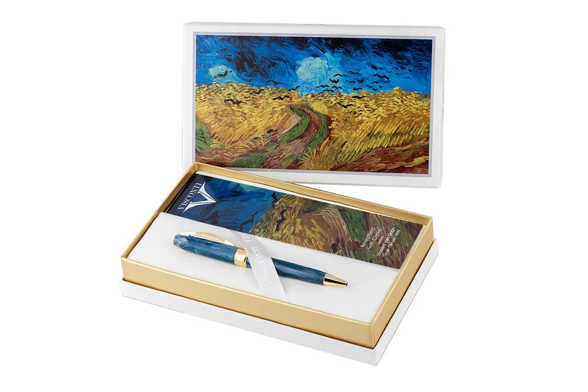 Visconti Van Gogh Wheatfield With Crows Balpen 2 Visconti Van Gogh Wheatfield With Crows Balpen - Afbeelding 2